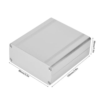Aluminum Cooling Enclosure Case 38x88x100mm – Heat Dissipation DIY Project Box for Circuit Boards, Die Casting with Sandblasted Surface