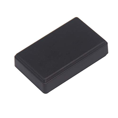 Zulkit 5Pcs Project Boxes ABS Plastic Electrical Project Case Power Junction Box Black 2.28 x 1.38 x 0.59 inch (58 x 35 x 15 mm) - color: 5 PCS, size: 2.28" x 1.38" x 0.59"