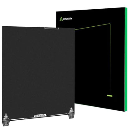 Creality Official K2 Plus Build Plate, 370x370mm Epoxy Resin Surface Magnetic Flexible Removable Spring Steel Printing Plate 3D Printer Bed Plate (Without Magnetic Base) - color: Epoxy Resin Black, size: K2 Plus