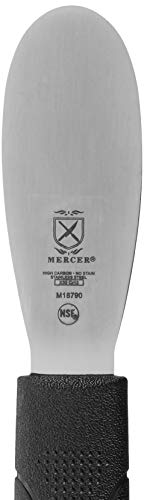Mercer Culinary Millennia Plain Edge Spreader, 3.5 Inch Blade, Black Handle - color: Black, size: 1 Count (Pack of 1)