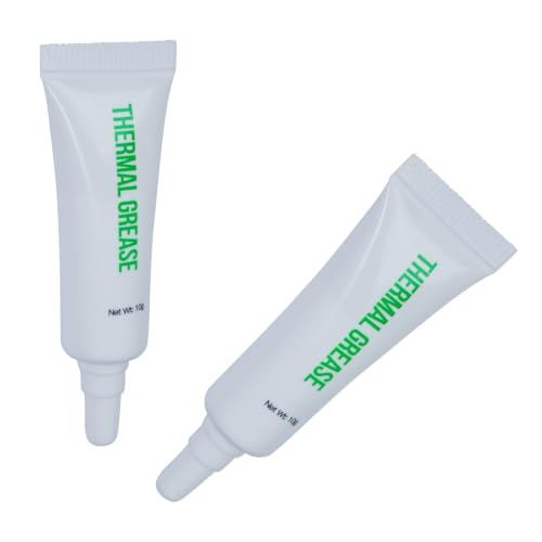 Creality High-Temperature Thermal Grease, Excellent Thermal Conductivity for 3D Printer Hotend and Heat Break, Non-Conductive&Corrosive, Non-Toxic, Odorless, Stable from -55°C to 350°C (2 Pack) - style: High-temp Thermal Grease
