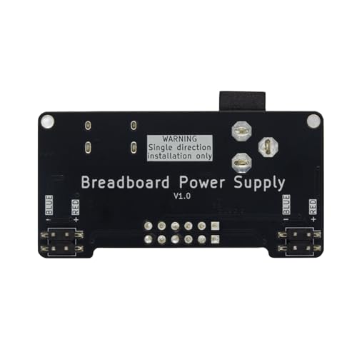 2-Pack Breadboard Power Supply Module, 2-Channel 3.3V 5V Switchable - color: V1.0