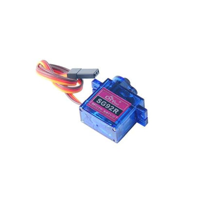 SG92R 9g Micro Servo Motor 180 Degree Controllable Angle for RC Remote Control Aircraft Model,180 Degree When PWM 500-2500usec,90 Degree When PWM 1000-2000usec,Pack of 5PCS - style: 180 degree