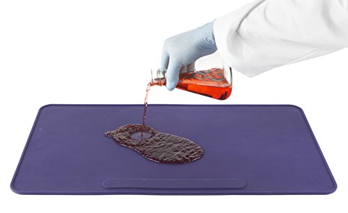 Heathrow Scientific Silicone Lab Mat, Large, Resuable, Purple/Grey,