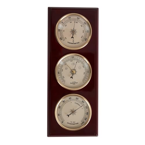 Traditional Cherry Wood Weather Station 12.5 * 5 inch