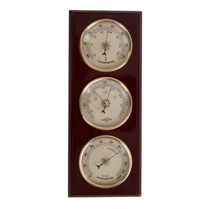 Traditional Cherry Wood Weather Station 12.5 * 5 inch