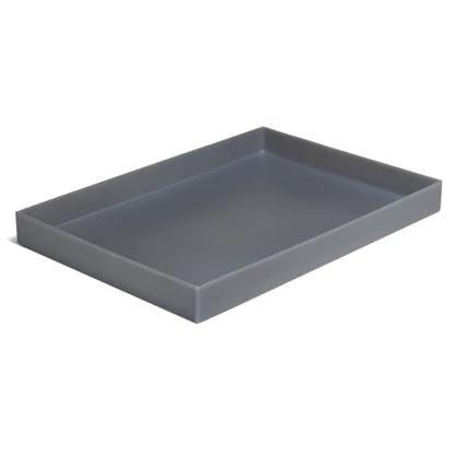 PIG Poly Utility Tray | Plastic Tray | 3.27 Gallon Sump Capacity | 17" W x 24" L x 2.25" H | Gray | PMB30612 - size: 17" x 2.3" x 24"