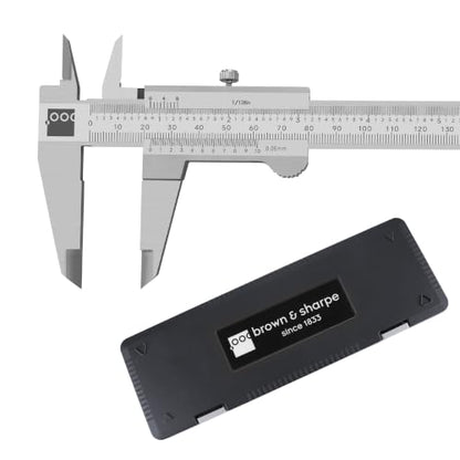 Brown&Sharpe 12 Inch Vernier Caliper 1/128 Inch Resolution - size: 1/128"