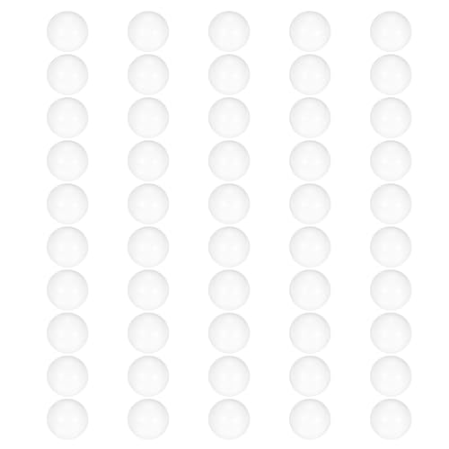 uxcell 50Pcs 1/16"(1.588mm) Aluminum Oxide Ceramic Bearing Balls, Al2O3 Ceramic Balls G10 Precision for Precision Instruments, White - size: 1/16"(1.588mm)