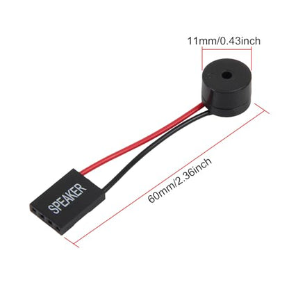 10Pcs Mini Plug Speaker Active Buzzer 3V 5V 12V Long Continous Beep Tone for PC Interanal BIOS Computer Motherboard Onboard Case Buzzer Board Beep Alarm - color: 10pcs 3V 5V 12V