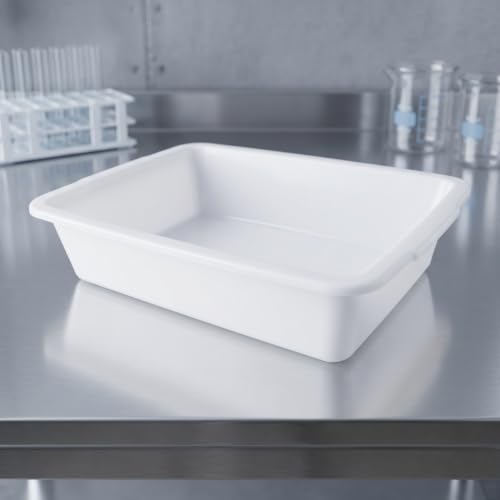 MAGICLULU Laboratory Tray Plastic Spill Containment White 1 Pack