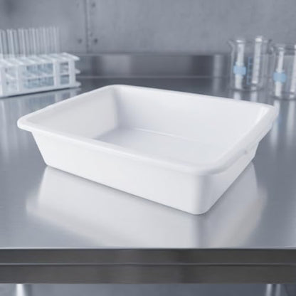 MAGICLULU Laboratory Tray Plastic Spill Containment White 1 Pack