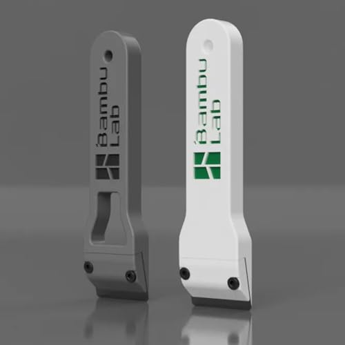 3D Printer Cooktop Scrapers Compatible with Bambu Lab A1/X1/P1 Series Anycubic Kobra Series Creality All 3D Printers Build Plate Scraper Blades with 8pcs Screws (3PCS)