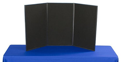Displays2Go 3-Panel Trifold Tabletop Display Board, 54 x 30 - size: 54"