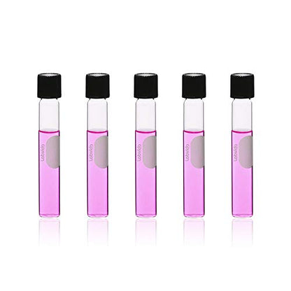 40pcs 10ml Serological Test Tubes with Black Bakelite Screw Caps - color: 40pcs of Vol.10ml with black screw caps