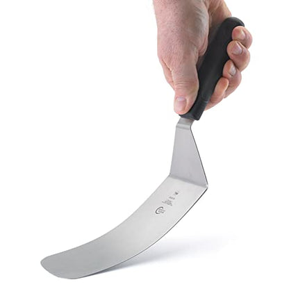 Mercer Culinary Millennia Turner/Spatula, 8 Inch x 3 Inch Blade, Black Handle - color: Black, size: 8" x 3"