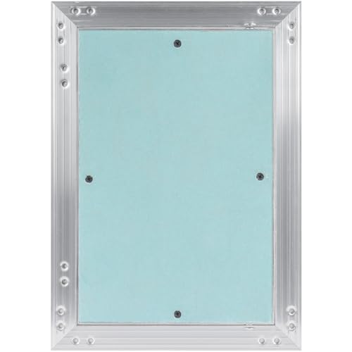 8" x 12" Drywall Access Panel – Waterproof Aluminum Frame Gypsum Hatch – Wall & Ceiling Inspection Door – Easy Install Removable Cover for Plumbing, Electrical, Utility & Ventilation Access - size: 8 x 12