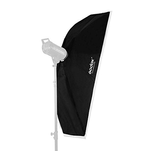 Godox 12"x 47" 30x120cm Honeycomb Grid Rectangular Softbox for Photo Strobe Studio Flash Softbox Bowens Mount - color: FW30*120CM