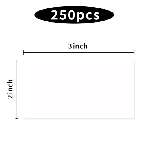 STARLIBOO Colored Labels Stickers 3 x 2 Inch, Removable Rectangle Moving Labels Stickers, 250Pcs Garage Sale Price Stickers, Adhesive Moving Labels for Boxes White - color: White, size: 2*3 inch