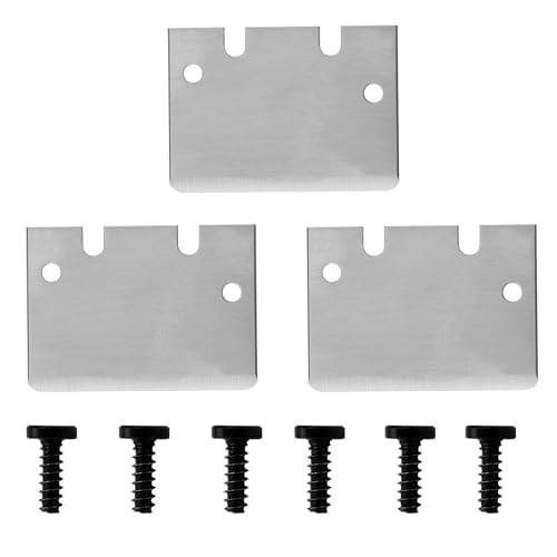 Professional 3D Printer Scraper Tool, Metal 3D Printer Removal Spatula Compatible with Bambu Lab X1/P1 Series,Sharp and Hardened Scraper Blades for Easy Separation of Prints,3X Scraper & 6X Screws
