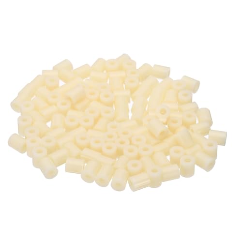 PATIKIL M3 Electrical Outlet ABS Spacers, 120 Pcs 3.2mm ID, 7mm OD, 8mm Length Washer Spacer Assortment Plastic Round Without Threaded,Switch and Receptacle Spacers for M3 Screws - size: 3.2mm ID x 7mm OD x 8mm Length