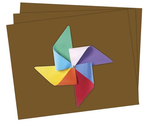 School Smart Railroad Poster Board Paper, 22 x 28 Inches, 4-Ply, Brown, Pack of 25 - color: Brown, size: 4-Ply, Pack of 25