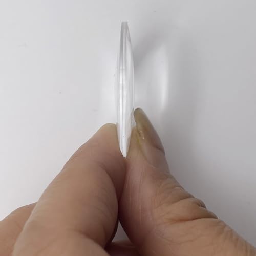 Double Convex Lens - 30mm Diameter, 88mm Focal Length, Optical biconvex Lens for Physics Experiments, Photography, Magnifying, and DIY Projects - Pack of 5pcs (30mm x H3.8mm x F88) - size: 30mm x H3.8mm x F88