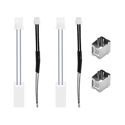 2 Pack Ceramic Heater Thermistor for Elegoo Centauri Carbon, 24V 60W Heater Cartridge High Temperature Thermistor Hot End Replacemnt Kits for Centauri Carbon/Centauri 3D Printer - style: 2PCS Ceramic Heater Thermistor
