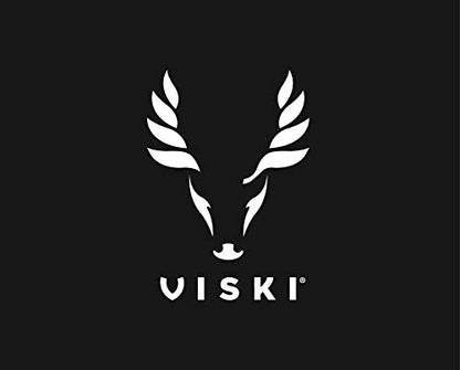 Viski Trident Barspoon with Full Twisted Stem Handle | Cocktail Spoon, Bartender Tool for Mixing Glasses, Swizzle Stick, Gunmetal Finish - color: Black