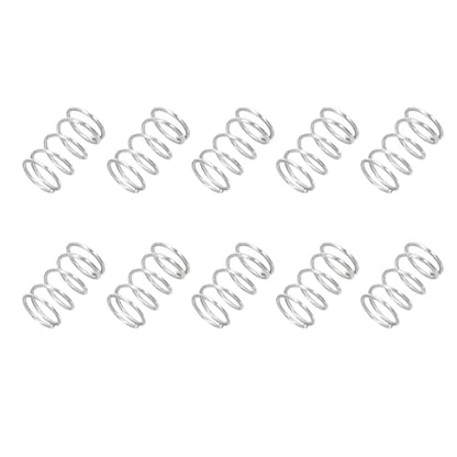PATIKIL Compression Spring 0.3mm Wire Dia x 3mm OD x 5mm L SUS304 10Pcs - size: 0.3x3x5mm
