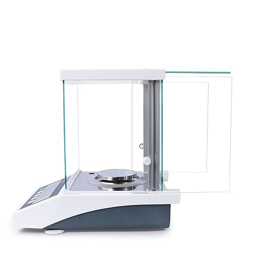 U.S. Solid 0.1 mg Analytical Balance with Automatic Internal Calibration, 220g x 0.1mg, 0.0001g Lab Science Electronic Balance, Electromagnetic Transducer - size: 220 g with Automatic Internal Calibration