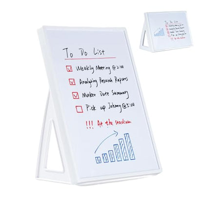 Dry Erase Board, Small Whiteboard with Stand - size: 8"W x 11.7"H, style: Basic