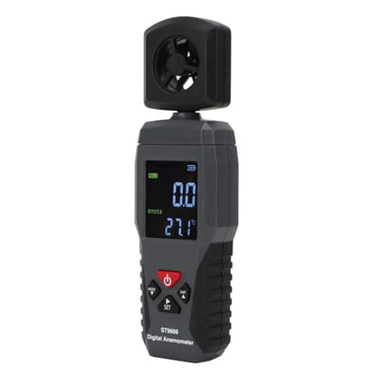 Eujgoov SMART Sensor Wind Speed Meter, Portable Digital Anemometer with LCD Display, Accurate Wind Measurement for Outdoor Activities and Weather Monitoring