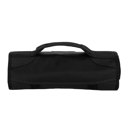 WOLVERINE Tool Bag |Tote | Utility Roll | Durable Nailhead Nylon, Adjustable Straps, and Versatile Pockets - color: Black, style: 28 Inch 16 Pocket Utility Roll