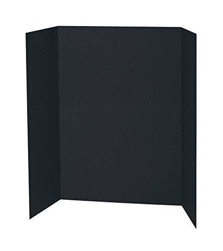 Pacon Presentation Board, Single Wall, 48" x 36", Black