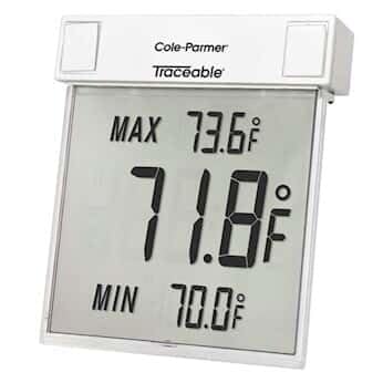 Traceable Big-Digit See-Thru Digital Thermometer: Fahrenheit