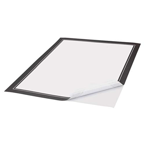 Pacon Self-Adhesive Paper, Black, 8-1/2" x 11", 8 Sheets (Pack of 2) - size: 8 Count (Pack of 2)