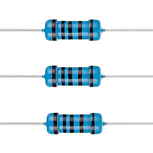 BOJACK 350 Pcs 30 Values Resistor Kit 1 Ohm - 1M Ohm with 1% 1W Metal Film Resistors Assortment - size: 1 W