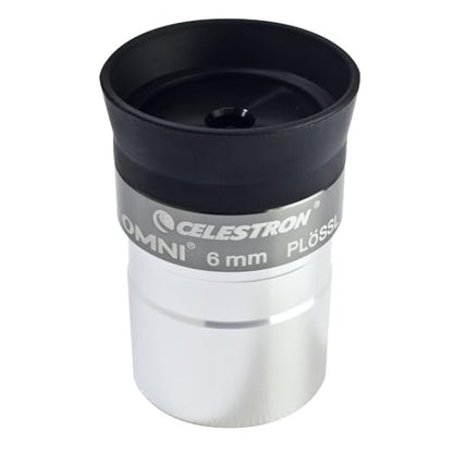 Celestron Omni 6mm Telescope Eyepiece for Detailed Moon & Planet Views