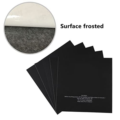 3D Printer Heated Bed Stickers 5 Pack 220mm