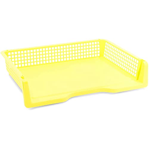 Bright Creations Teacher Supplies Letter Tray Organizer - 12-Pack Rainbow, 9 x 13 x 3 in - Stackable Paper Trays for Classroom & Teacher Desk Organizer - size: 9 x 13 x 3 inches (Pack of 2)