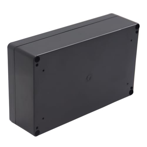 Project Box IP65 Waterproof Junction Box ABS Plastic Electrical Boxes DIY Electronic Project Case Power Enclosure 7.87x4.72x2.2 inch (200 x 120 x56 mm) - color: Black, size: 7.87"x4.72"x2.2"