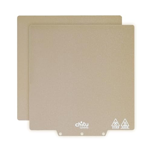 Double Sided Texture PEI Build Plate for Adventurer 5M/Adventurer 5M Pro 3D Printer, 235x235mm High Temperature Resistance 3D Printer Flexible Spring Steel Removable Platform - size: 235x235mm for Flashforge, style: Double Sided PEI Texture