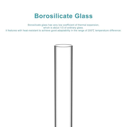 StonyLab Borosilicate Glass Round Bottom Test Tubes, 15mm OD X 100mm Length (Pack of 30) - style: 30 Pack