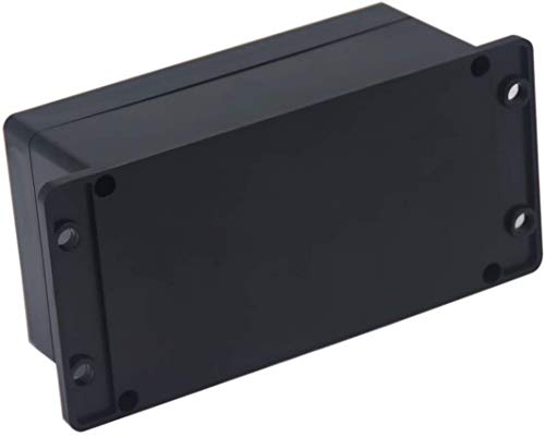 Project Box IP65 Waterproof Dustproof Junction Boxes ABS Plastic DIY Electronic Case,Indoor & Outdoor Electrical Power Cord Enclosure with Fixed Ear Black 6.22 x 3.54 x 2.36 inch(158x90x60mm)