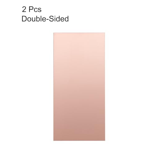 uxcell 2pcs 300x200mm Double Sided Copper Clad Laminate PCB Circuit Board FR4 2mm Thickness DIY Prototyping PCB Board - size: 300x200mmx2mm
