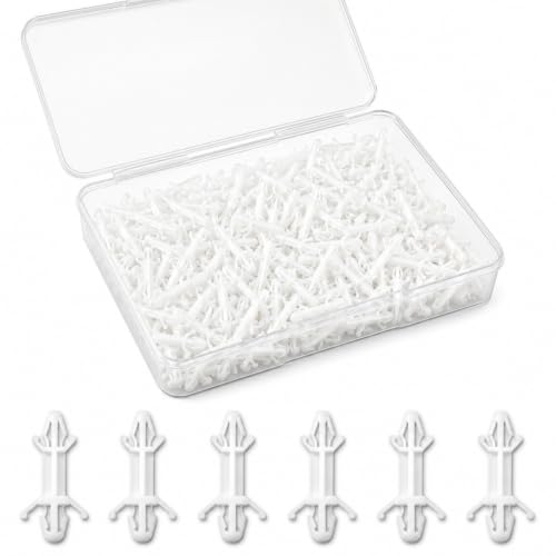 Marsui 200 Pcs Nylon PCB Standoffs, Double Head Push in Clips, 12.9mm - size: 12.9mm