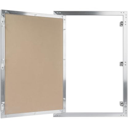 16" x 24" Inch Wall Access Panel - Waterproof Drywall Panel & Aluminum Frame Crawl Space Hatch Door - Plumbing Access Panel for Wall & Ceiling, HVAC - Drywall Access, Cover - size: 16 x 24
