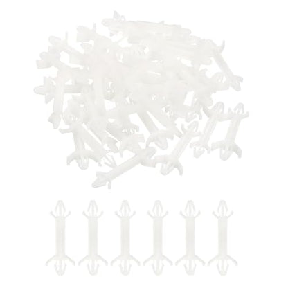 PATIKIL 60PCS PCB Board Isolation Column, Nylon Reverse Locking Circuit Board Clips Standoff Double Head Insulation Bracket Support Height 22mm /0.87" - size: 22mm /0.87"
