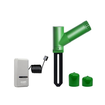 ECOWITT GW1206 Soil Moisture Tester Kit, Includes GW1200 IoT Wi-Fi Gateway and WH51 Soil Moisture Sensor, 915 MHz - color: GW1206BU